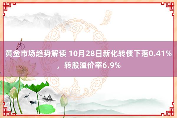 黄金市场趋势解读 10月28日新化转债下落0.41%，转股溢价率6.9%