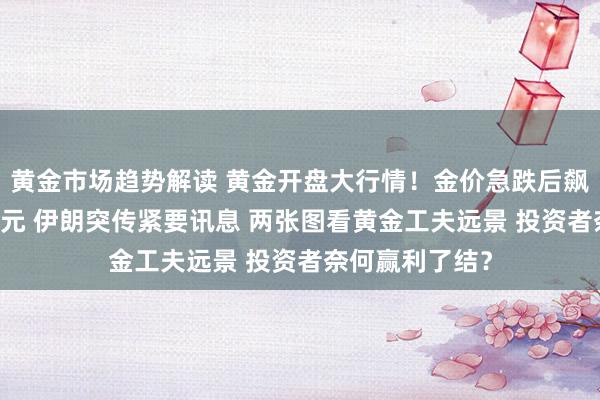 黄金市场趋势解读 黄金开盘大行情！金价急跌后飙升近30好意思元 伊朗突传紧要讯息 两张图看黄金工夫远景 投资者奈何赢利了结？