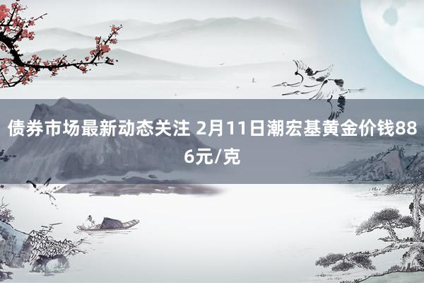 债券市场最新动态关注 2月11日潮宏基黄金价钱886元/克