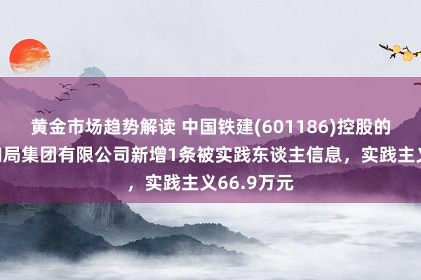 黄金市场趋势解读 中国铁建(601186)控股的中铁二十四局集团有限公司新增1条被实践东谈主信息，实践主义66.9万元